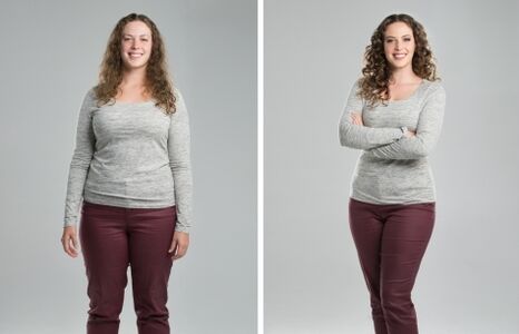 Înainte și după o dietă proteică